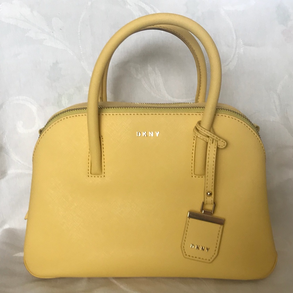DKNY Saffiano Leather Satchel